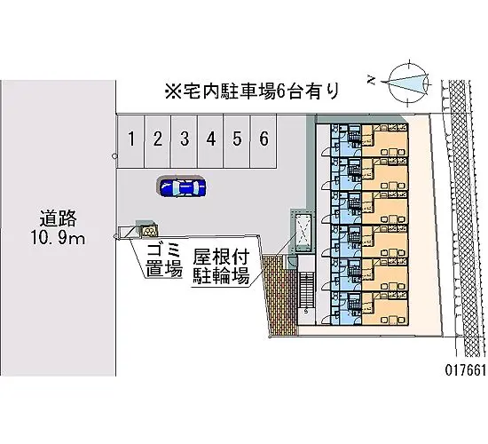 ★手数料０円★函館市広野町　月極駐車場（LP）